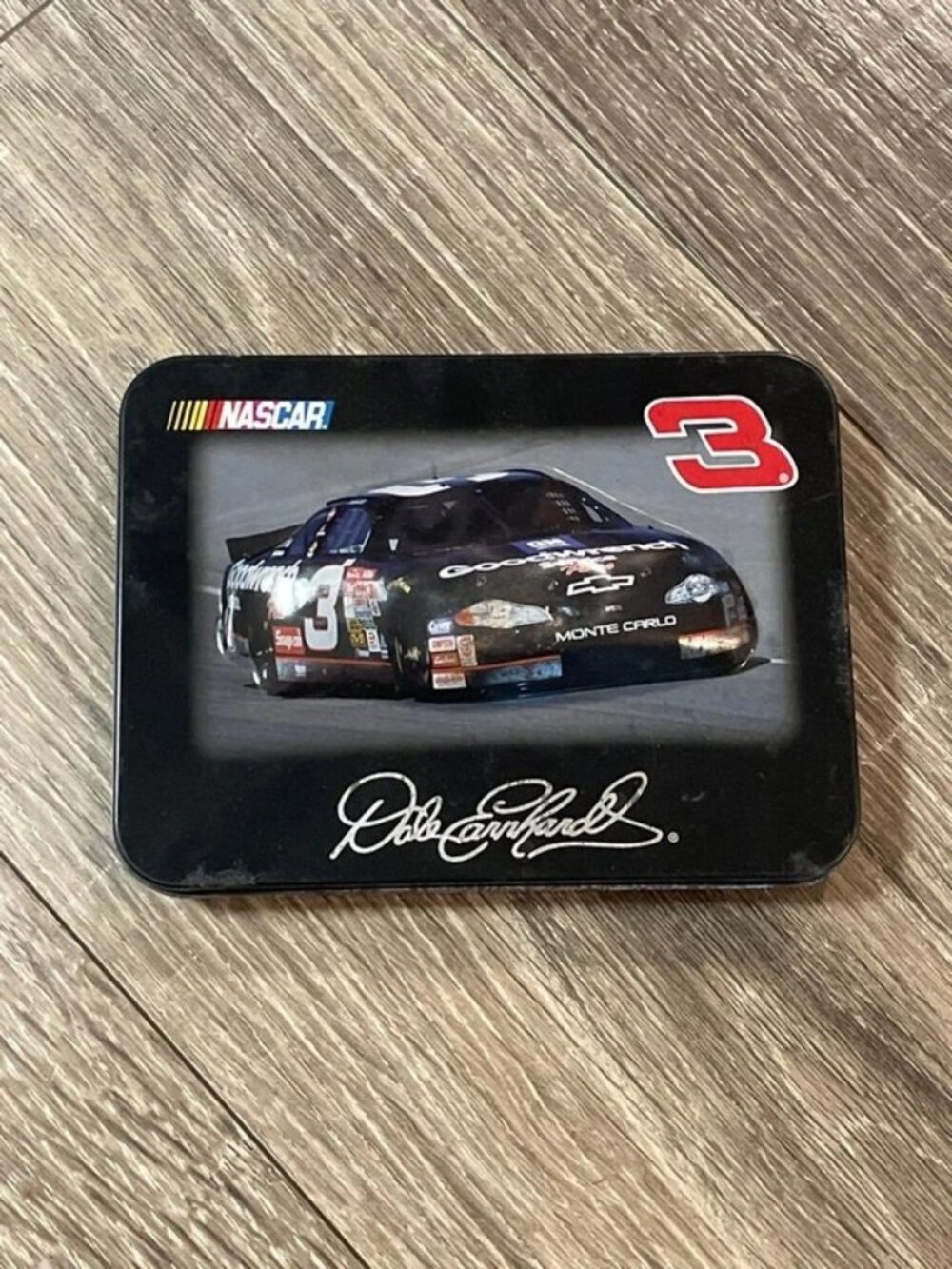 Nascar 2001 Dale Earnhardt #3 Playing Cards in Collectable Tin Sealed Cards